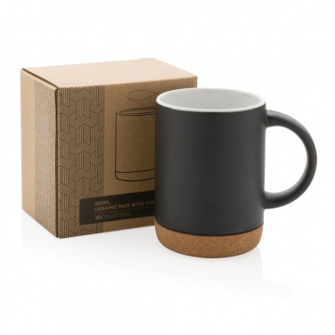 Logotrade promotional merchandise photo of: Ceramic mug with cork base 280ml