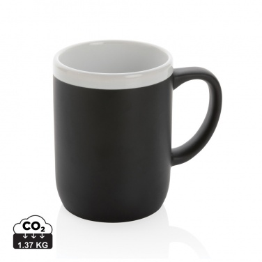 Logotrade advertising product image of: Ceramic mug with white rim 300ml