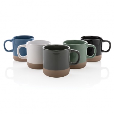 Logo trade business gift photo of: Glazed ceramic mug 360ml