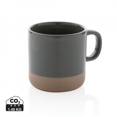 Logo trade corporate gifts image of: Glazed ceramic mug 360ml