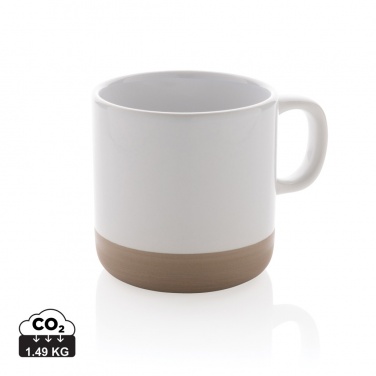 Logo trade advertising products picture of: Glazed ceramic mug 360ml