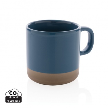 Logo trade promotional products image of: Glazed ceramic mug 360ml