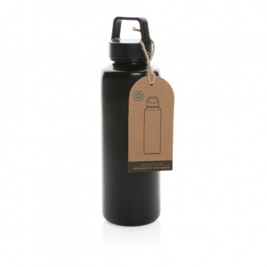 Logo trade corporate gifts picture of: RCS certified recycled PP water bottle with handle