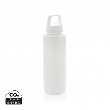 Logo trade promotional products image of: RCS certified recycled PP water bottle with handle