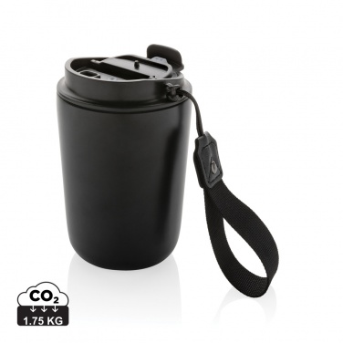 Logotrade business gifts photo of: Cuppa RCS re-steel vacuum tumbler with lanyard