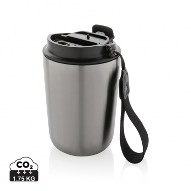 Logotrade promotional items photo of: Cuppa RCS re-steel vacuum tumbler with lanyard