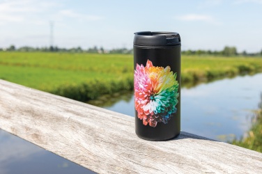 Logo trade promotional merchandise image of: Metro RCS Recycled stainless steel tumbler