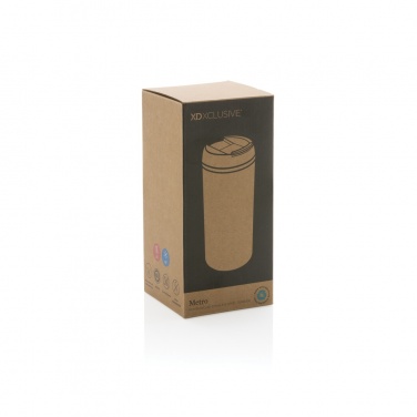 Logo trade corporate gifts image of: Metro RCS Recycled stainless steel tumbler