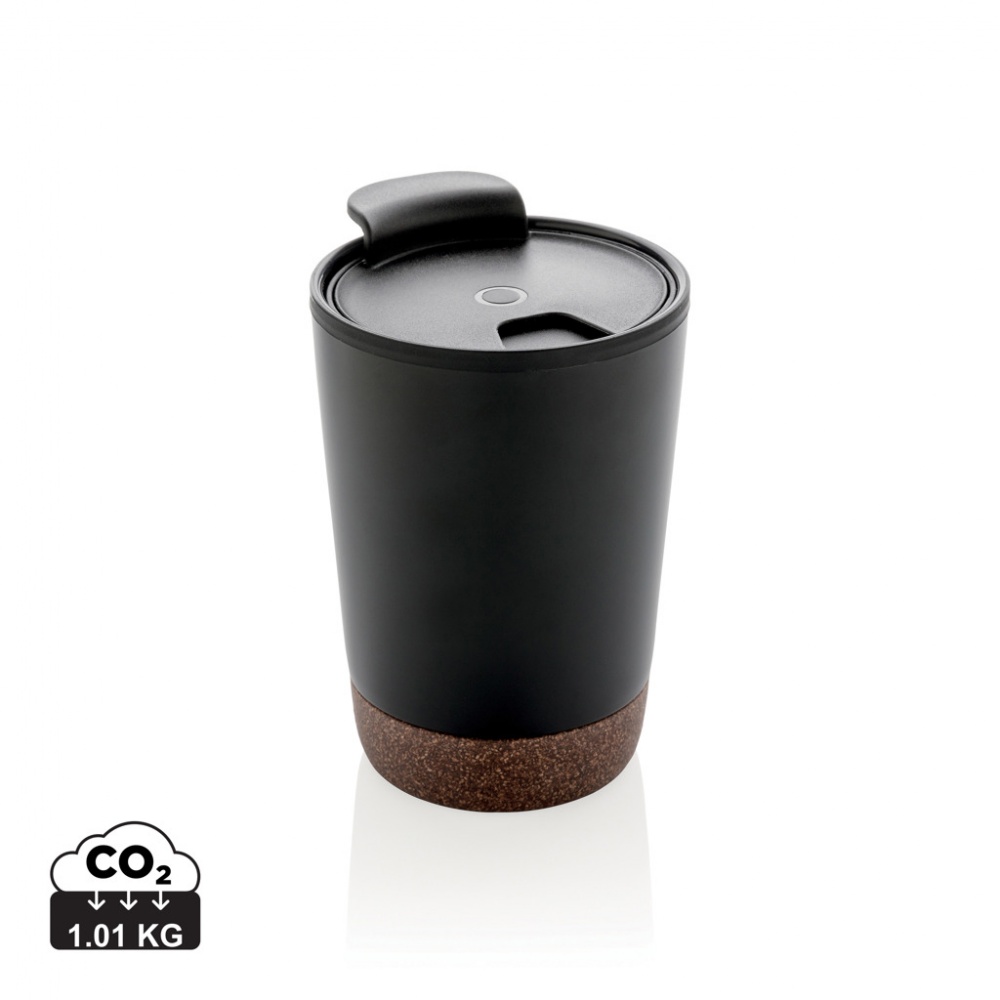 Logo trade promotional item photo of: GRS RPP stainless steel cork coffee tumbler