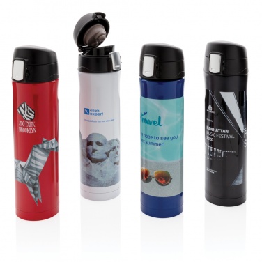 Logotrade promotional giveaways photo of: RCS Re-steel easy lock vacuum flask