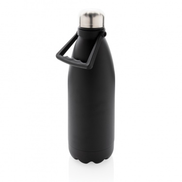 Logotrade advertising product picture of: RCS Recycled stainless steel large vacuum bottle 1.5L