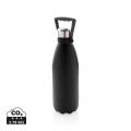 RCS Recycled stainless steel large vacuum bottle 1.5L, black