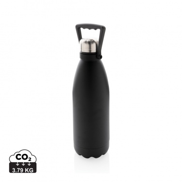 Logotrade advertising product picture of: RCS Recycled stainless steel large vacuum bottle 1.5L