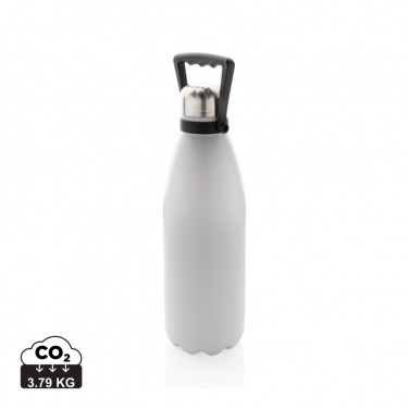 Logotrade promotional gifts photo of: RCS Recycled stainless steel large vacuum bottle 1.5L