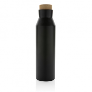 Logo trade promotional item photo of: Gaia RCS certified recycled stainless steel vacuum bottle