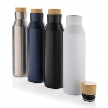 Logo trade promotional merchandise photo of: Gaia RCS certified recycled stainless steel vacuum bottle