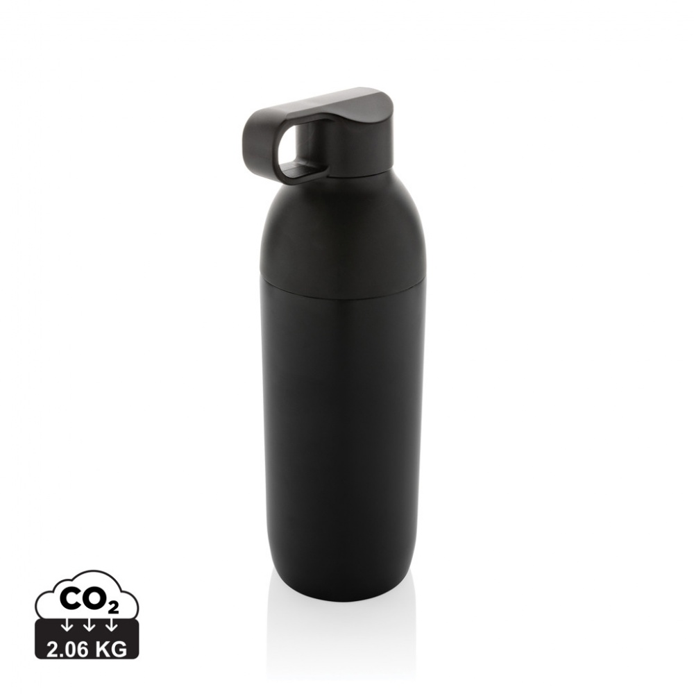 Logo trade corporate gifts picture of: Flow RCS recycled stainless steel vacuum bottle