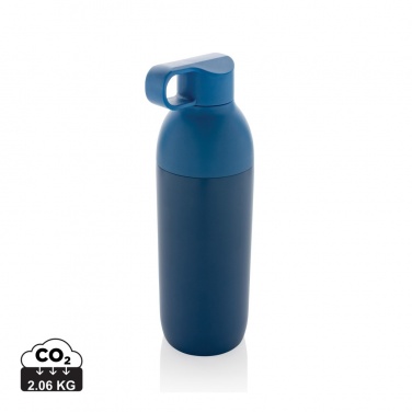 Logo trade promotional merchandise picture of: Flow RCS recycled stainless steel vacuum bottle