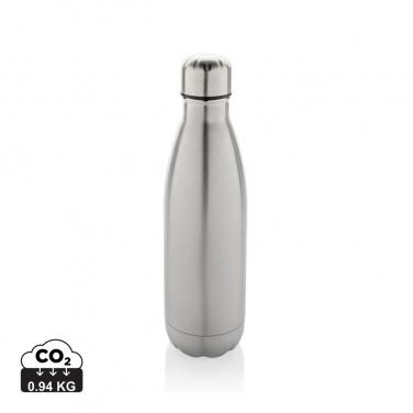 Logo trade promotional items image of: Eureka RCS certified re-steel single wall water bottle