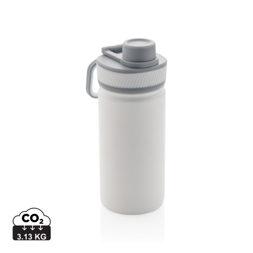 Logotrade promotional product picture of: Vacuum stainless steel bottle with sports lid 550ml