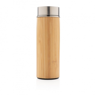 Logotrade promotional merchandise photo of: Leak proof bamboo vacuum bottle