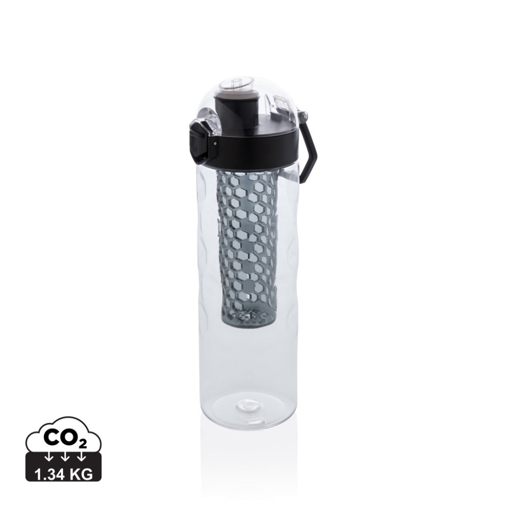 Logo trade promotional gifts picture of: Honeycomb lockable leak proof infuser bottle