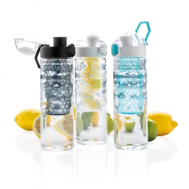 Logo trade promotional merchandise picture of: Honeycomb lockable leak proof infuser bottle