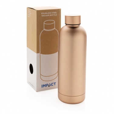 Logo trade advertising products image of: Impact stainless steel double wall vacuum bottle