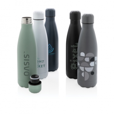 Logotrade promotional merchandise photo of: Solid colour vacuum stainless steel bottle 500 ml