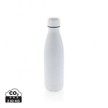 Logotrade advertising product image of: Solid colour vacuum stainless steel bottle 500 ml