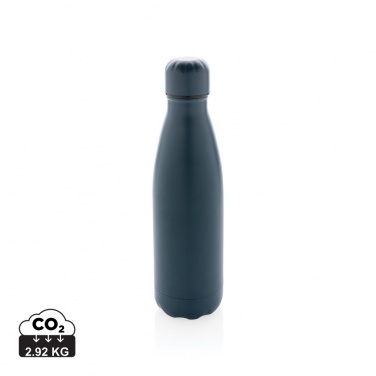 Logo trade advertising products picture of: Solid colour vacuum stainless steel bottle 500 ml