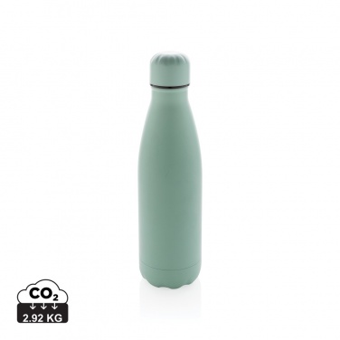 Logo trade promotional gifts picture of: Solid colour vacuum stainless steel bottle 500 ml