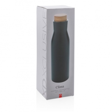 Logo trade promotional gifts picture of: Clima leakproof vacuum bottle with steel lid