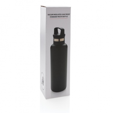 Logotrade promotional item image of: Vacuum insulated leak proof standard mouth bottle