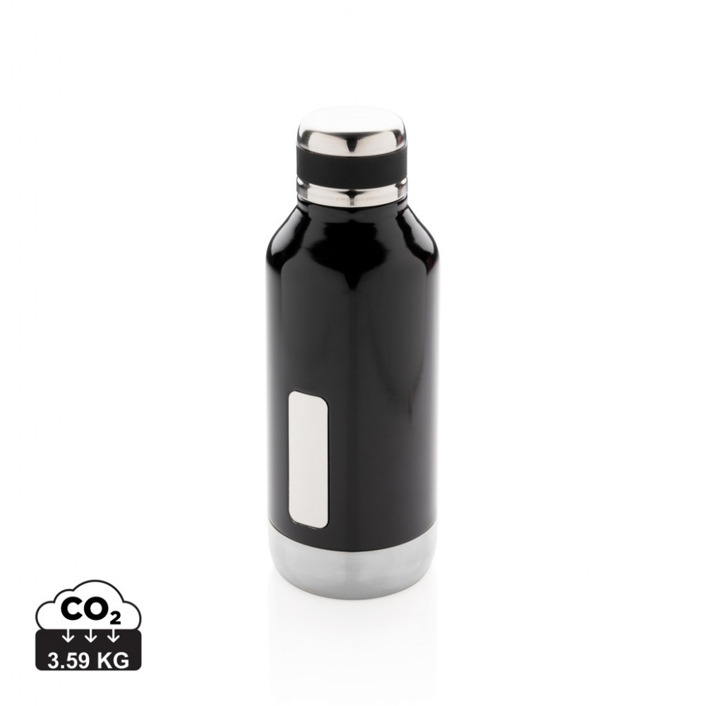 Logo trade advertising product photo of: Leak proof vacuum bottle with logo plate