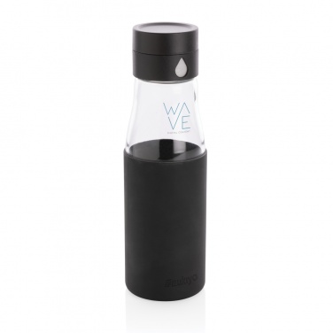 Logotrade promotional products photo of: Ukiyo glass hydration tracking bottle with sleeve