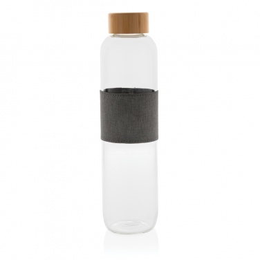 Logotrade promotional merchandise photo of: Impact borosilicate glass bottle with bamboo lid