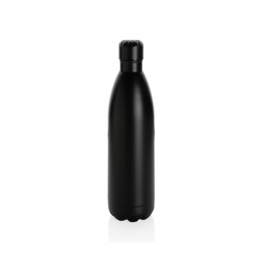 Logotrade promotional giveaway picture of: Solid colour vacuum stainless steel bottle 1L