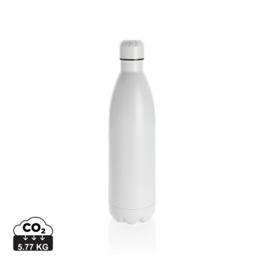 Logo trade advertising products picture of: Solid colour vacuum stainless steel bottle 1L