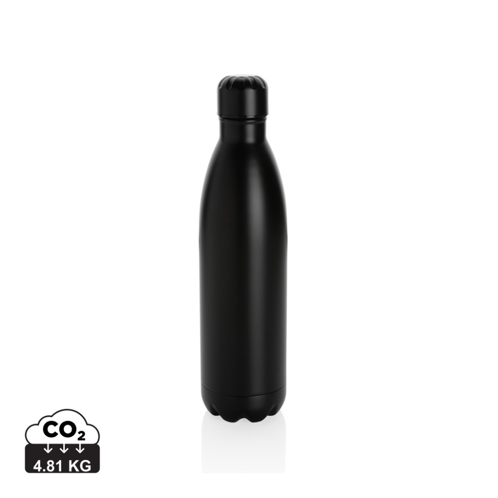 Logo trade promotional gifts image of: Solid colour vacuum stainless steel bottle 750ml