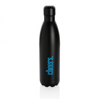 Logo trade promotional gift photo of: Solid colour vacuum stainless steel bottle 750ml