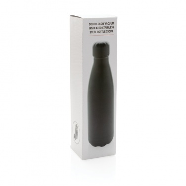 Logo trade corporate gifts image of: Solid colour vacuum stainless steel bottle 750ml