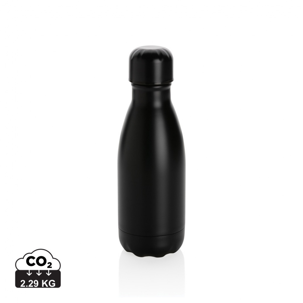 Logo trade promotional giveaways picture of: Solid colour vacuum stainless steel bottle 260ml