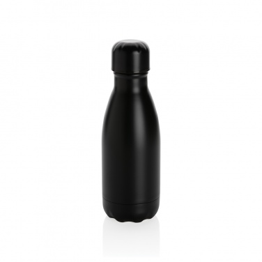 Logo trade promotional gifts image of: Solid colour vacuum stainless steel bottle 260ml