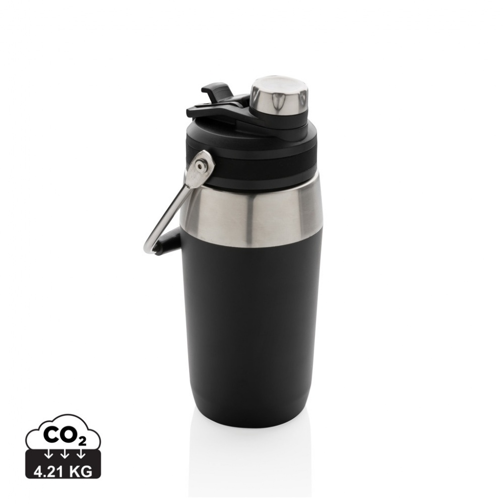 Logotrade promotional product picture of: Vacuum stainless steel dual function lid bottle 500ml