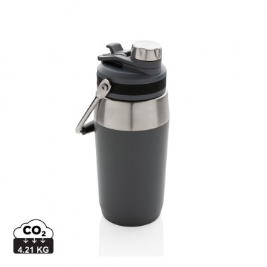 Logo trade promotional items image of: Vacuum stainless steel dual function lid bottle 500ml