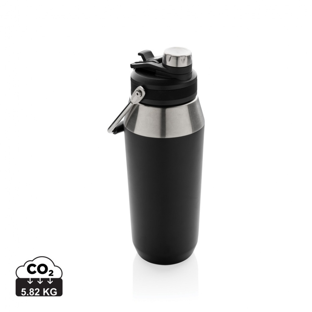 Logo trade promotional items picture of: Vacuum stainless steel dual function lid bottle 1L