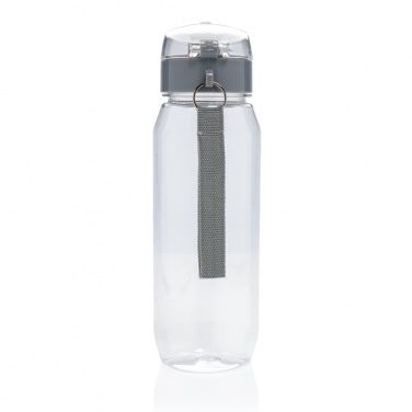 Logo trade promotional merchandise photo of: Yide RCS Recycled PET leakproof lockable waterbottle 800ml