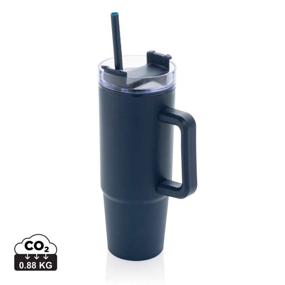 Logo trade corporate gifts picture of: Tana RCS plastic tumbler with handle 900ml