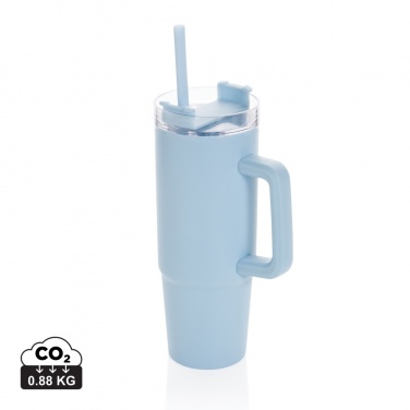 Logo trade promotional products image of: Tana RCS plastic tumbler with handle 900ml